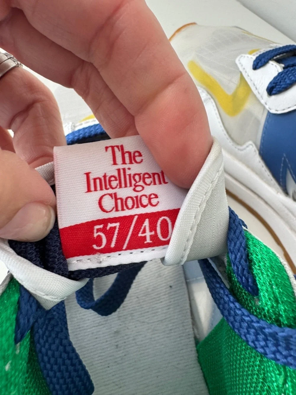 New Balance STAUD x 57/40 'White Blue Quartz' Like New Men’s 7.5 (Women 9)